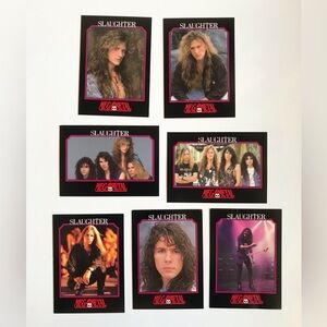 MegaMetal Mega Metal 1991 Slaughter Card Set Lot